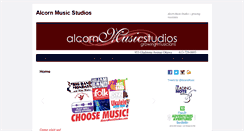 Desktop Screenshot of alcornmusicstudios.com